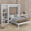 Grand lit escamotable avec tablettes-1889268559