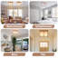 Avrit Linen Flush Mount