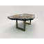 Table basse en époxy gris