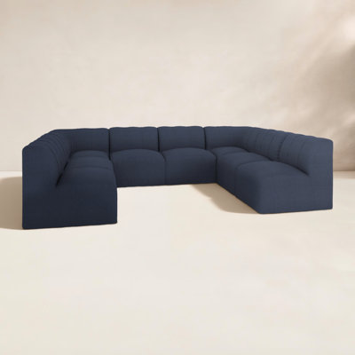 Praia 124" Sunbrella® Modular Outdoor U Sectional