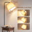 Rembert 62'' Wood Tray Table Floor Lamp