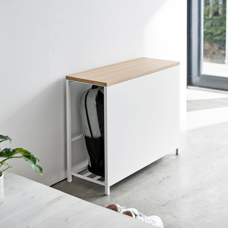Shoe Storage Bench, White