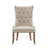 Button Tufted Captain Accent Chair