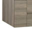 Armoire de salle de bain flottante murale moderne entièrement assemblée de 48 po avec lavabo à surface solide et tiroirs à fermeture en douceur avec lavabo