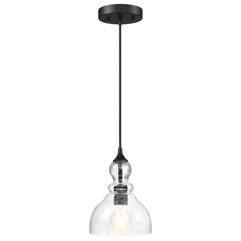 Mincey 1- Light Kitchen Island Teardrop Pendant