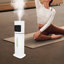 Humidificateur ultrasonique à vapeur froide 8L avec télécommande et affichage à DEL, humidificateur d'air à remplissage silencieux pour chambre à coucher, bureau et maison