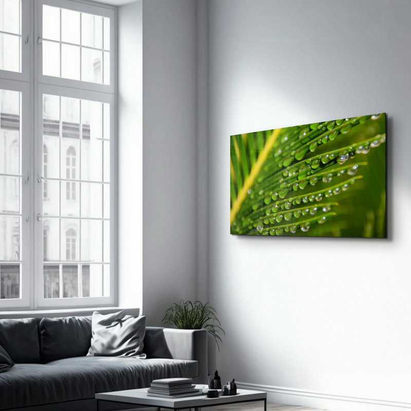 Elegant Tempered Glass Wall Art Painting, 13.8 x 21.7 inches | 100% Tempered Glass, Thickness: 0.16 inches | UV Printed for Vibrant Colors | Perfect for Home Decor, Living Room, & Office Spaces