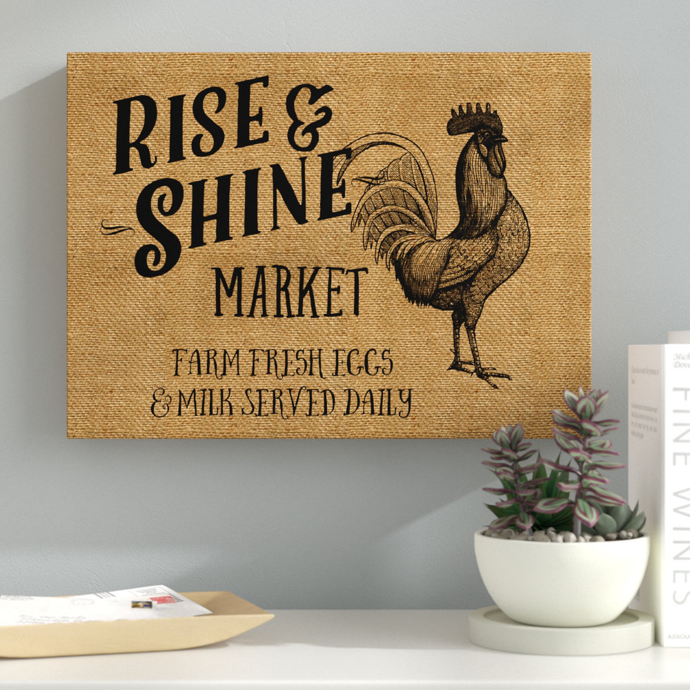 Ebern Designs Rise And Shine Market by Marcee Duggar - Wrapped Canvas ...
