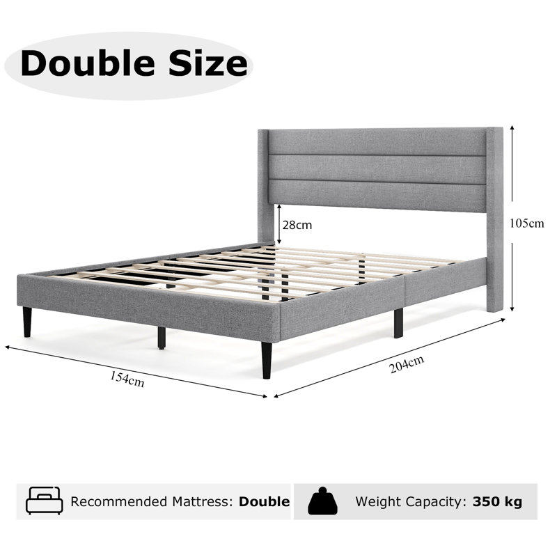 Upholstered Bed, Kingsize (5')