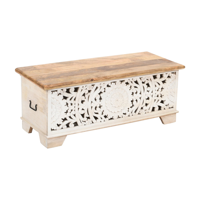 Kyrstle Solid Wood Storage Bench