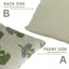 Coussin décoratif en tissu 14 po x 14 po Fab Divine Manmohan-988513698-988527186