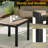 Patio Square Side Table-108218758