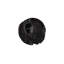 Black Wash Solid Wood Accent Stool