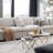Commix Down Filled Overstuffed 3-Piece Armless Sectional Sofa-111650128