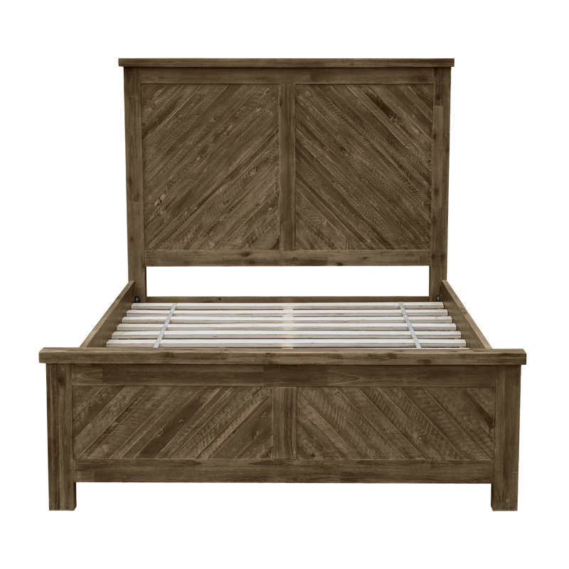 Picardy Solid Wood Standard Bed, King