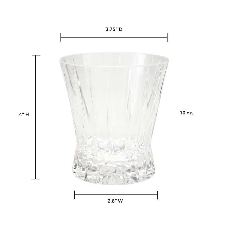 10 oz. Axlan Verre cristal whisky