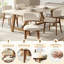 Chaise d'appoint rembourrée en bois massif-628719390