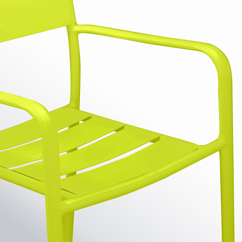 Fauteuil de salle à manger Ottie, Vert