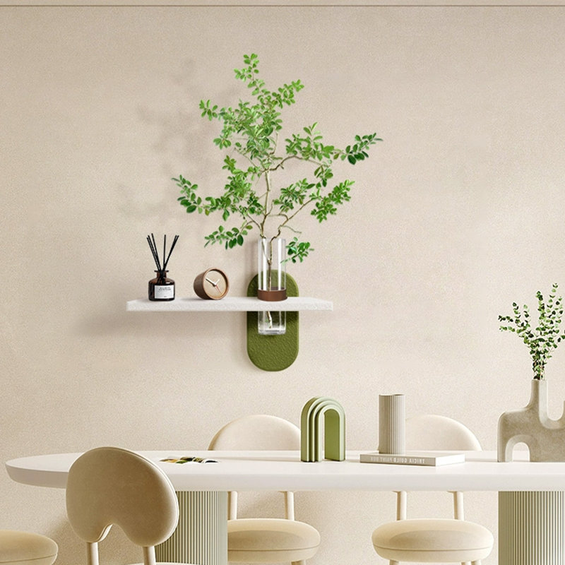 Art mural vert grès forme libre, H 10,63 po x l 16,54 po