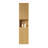 41" Mounted Bathroom Shelf Unit - 6 Cabinets With Doors Oak Grain Texture Plywood Made Waterproof & Functional For Multiple Spaces Storage Cabinet Color Built
