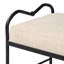 Tabouret d'appoint Maron Leona - crème Yuma