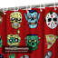 Rideau de douche avec 12 crochets Halloween-129039590
