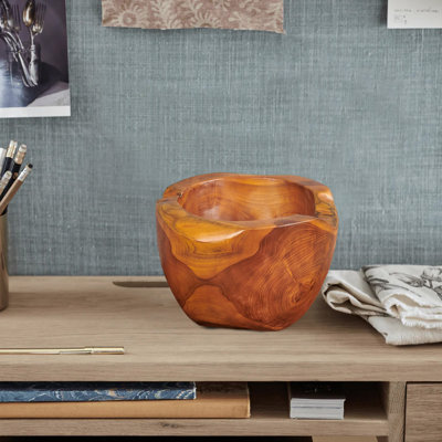 Solid Wood Decorative Bowl 1