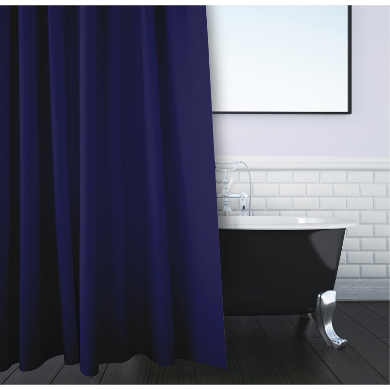 Keilson Single Shower Curtain, Spring Navy