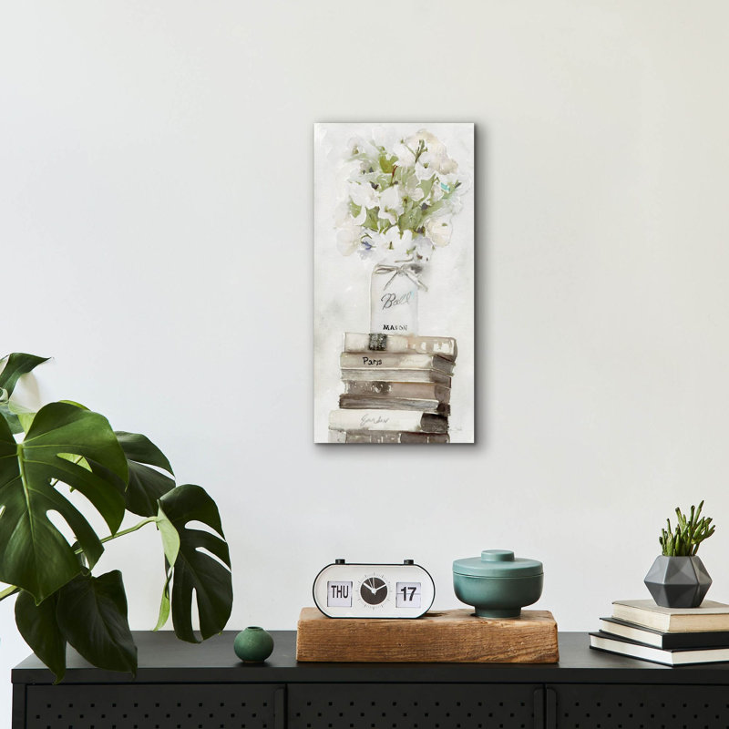 'Parisian Pot 4' by Stellar Design Studio, Acrylic Glass Wall Art, 24" H x 12" W