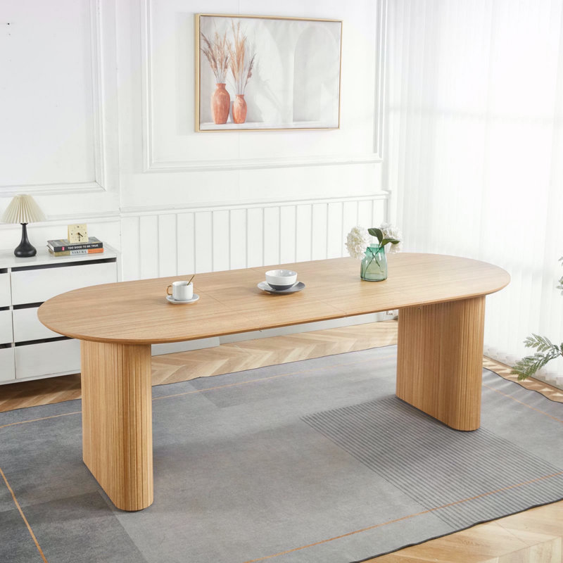 Table extensible, Chêne