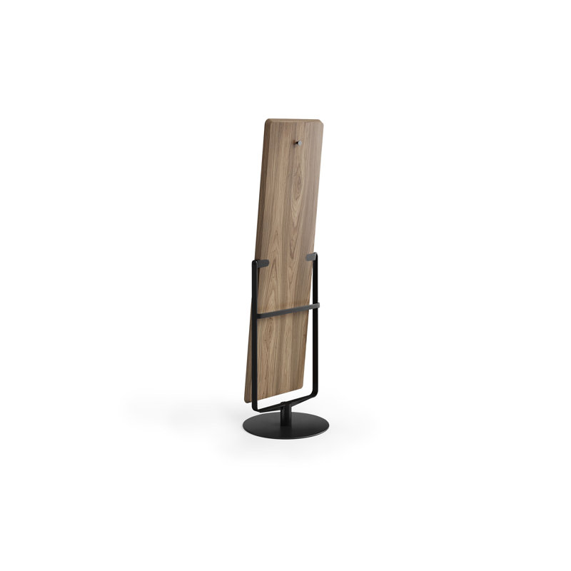 Continuum Rectangle Beveled Mirror, Natural Walnut