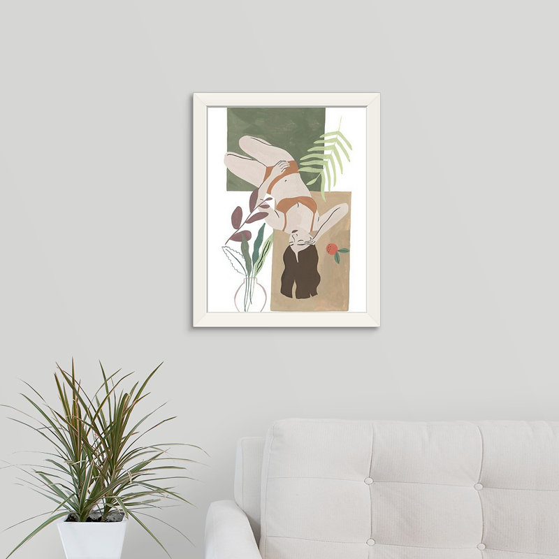 « novogratz », reproduction d’art encadrée en tropiques iii», reproduction d’art encadrée, H 23 po x l 19 po x P 1 po