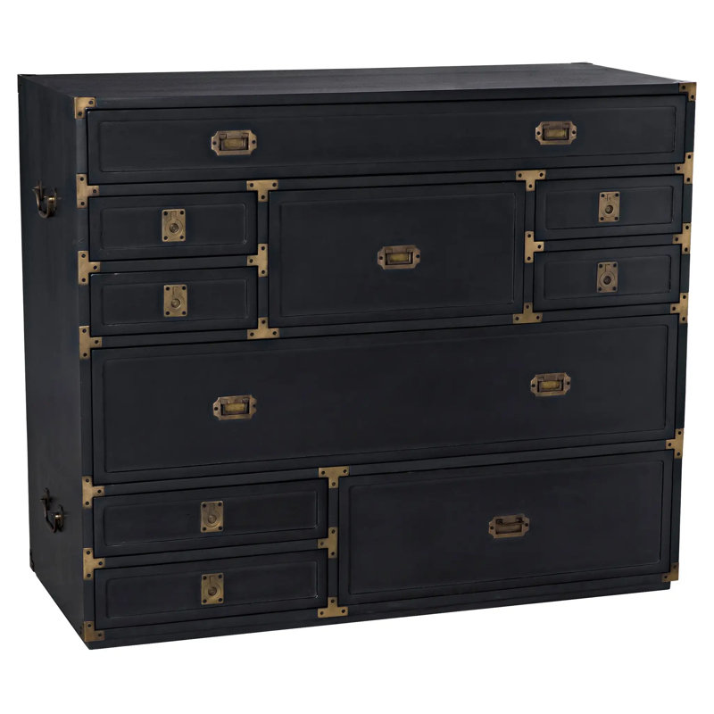 Charles 10 - Drawer Solid Wood Dresser