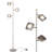 Tree Industrial LED 3-Way Dimming Floor Lamp with 3 Adjustable Spot Lights-950900636