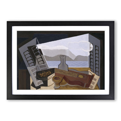 Open Window by Juan Gris - Framed Print