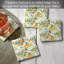 Ensemble de 4 sous-verres Sweet Clementine