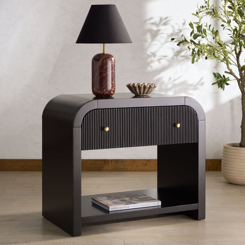 Liabella 1 - Drawer Nightstand, Navy
