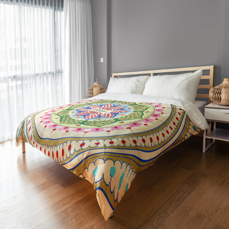 Polyester Geometric Shapes Duvet Cover