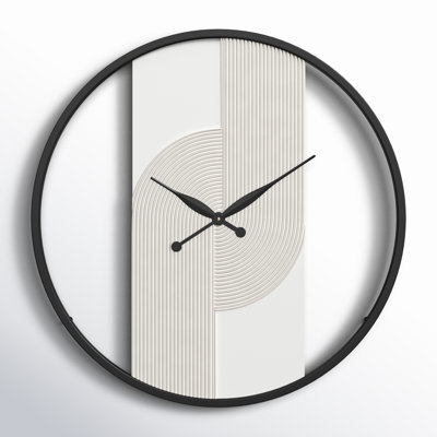 Glass Wall Clock