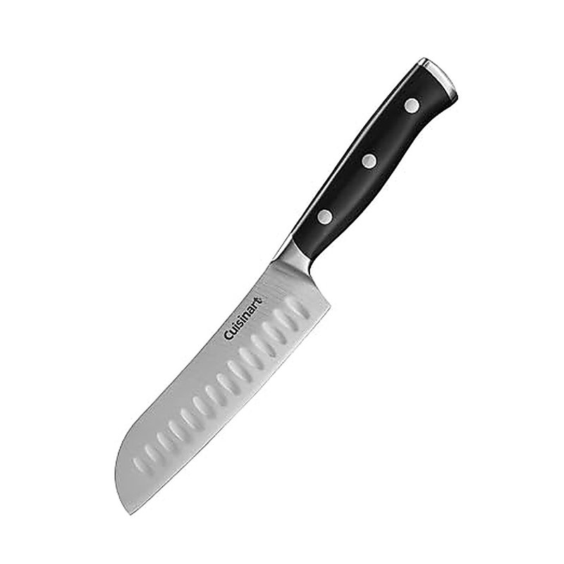 Cuisinart 7" Triple Rivet Santoku Kitchen Knife with Blade Guard