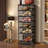 Alexxis 6-Tier 6-12 Pairs Stackable Shoe Storage Box Shoe Cabinet Easy Assembly-1851713694