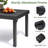 8 - 12 Person Extendable Aluminum Outdoor Dining Table