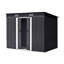 4x8FT Metal Storage Tool Shed for Garden Patio