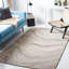 Tapis beige / gris en laine et coton touffeté à la main Olympia Soho-841192117