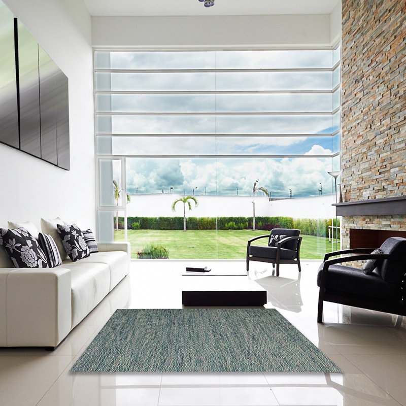 Tapis gris zone contemporaine, Carré 5 pi