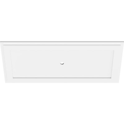 32"W x 16"H x 1"ID x 11"C x 1"P Rectangle Architectural Grade PVC Contemporary Ceiling Medallion