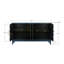 Armoire décorative de style campagnard 60 pouces avec 4 portes et tablette réglable-1491563185