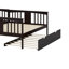 Lit double superposé au dessus d'un lit double avec lit gigogne-1415824430