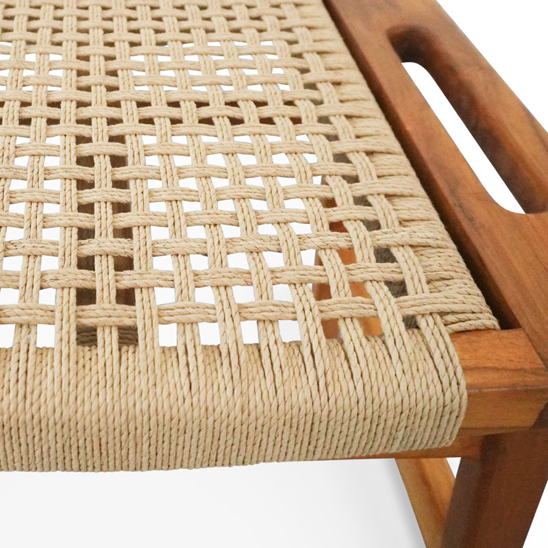 Tabouret en bois massif Charleeann