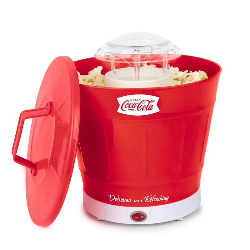 Popcorn à air chaud 24 tasses cuites Coca-Cola